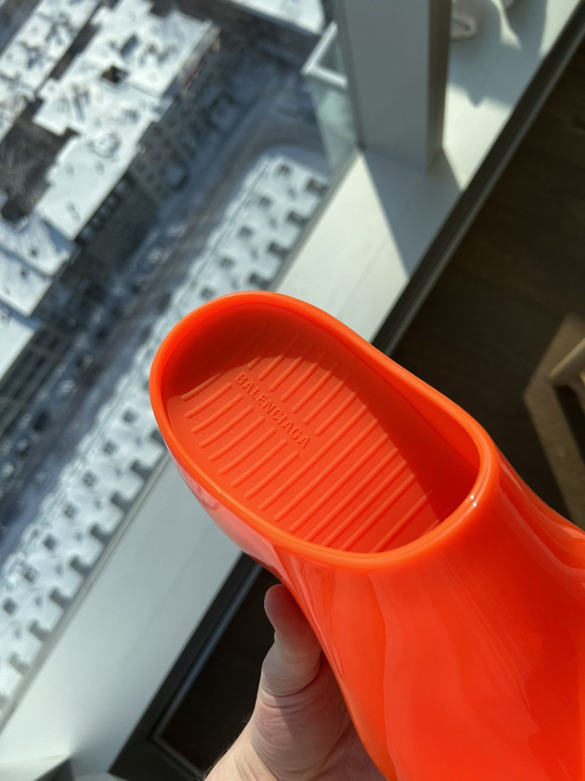 Balenciaga Balenciaga Orange Technoclog Size US 7 / EU 40 - 5 Thumbnail