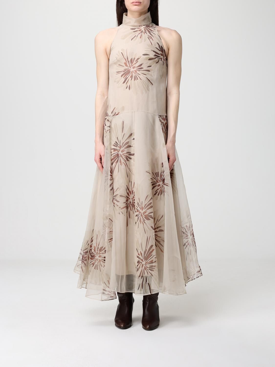 Brunello Cucinelli Brunello Cucinelli Dress Woman Nude Size XS / US 0-2 / IT 36-38 - 1 Thumbnail