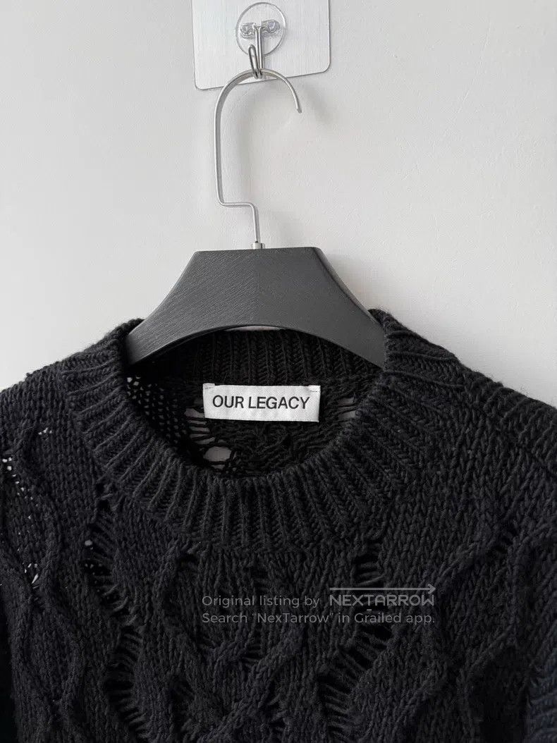 Our Legacy Our Legacy Lace-trimmed sweater Size US S / EU 44-46 / 1 - 3 Thumbnail