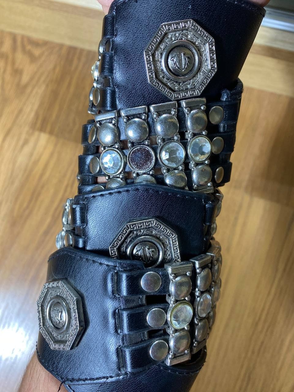 Vintage Vintage Crazy Metal Belt Drip Japanese Hype bb Simon Size ONE SIZE - 9 Thumbnail