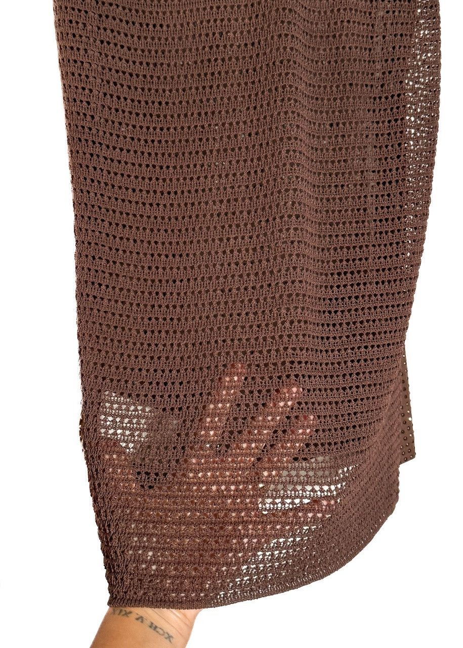 Gucci Gucci Brown Metallic Studs Embellished Silk Tank Top Size S / US 4 / IT 40 - 5 Thumbnail