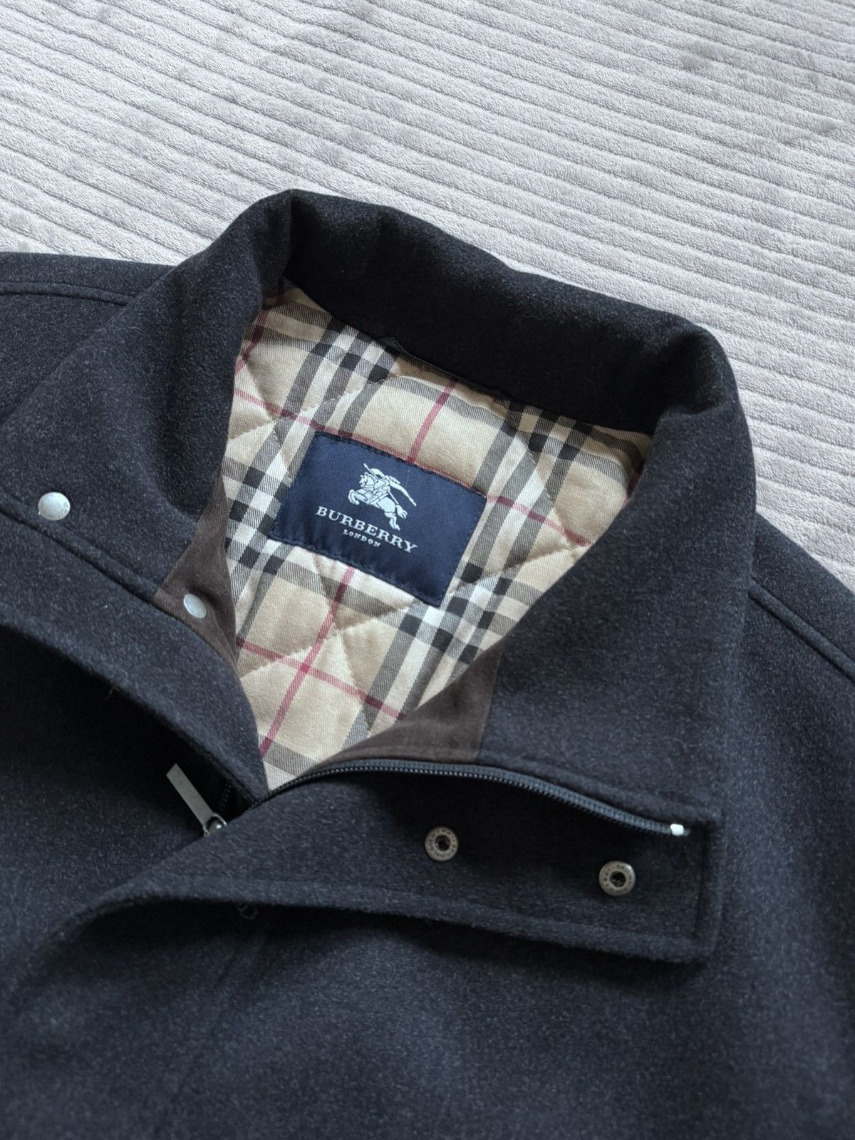 Burberry Burberry wool vintage luxury coat Size US XL / EU 56 / 4 - 2 Thumbnail