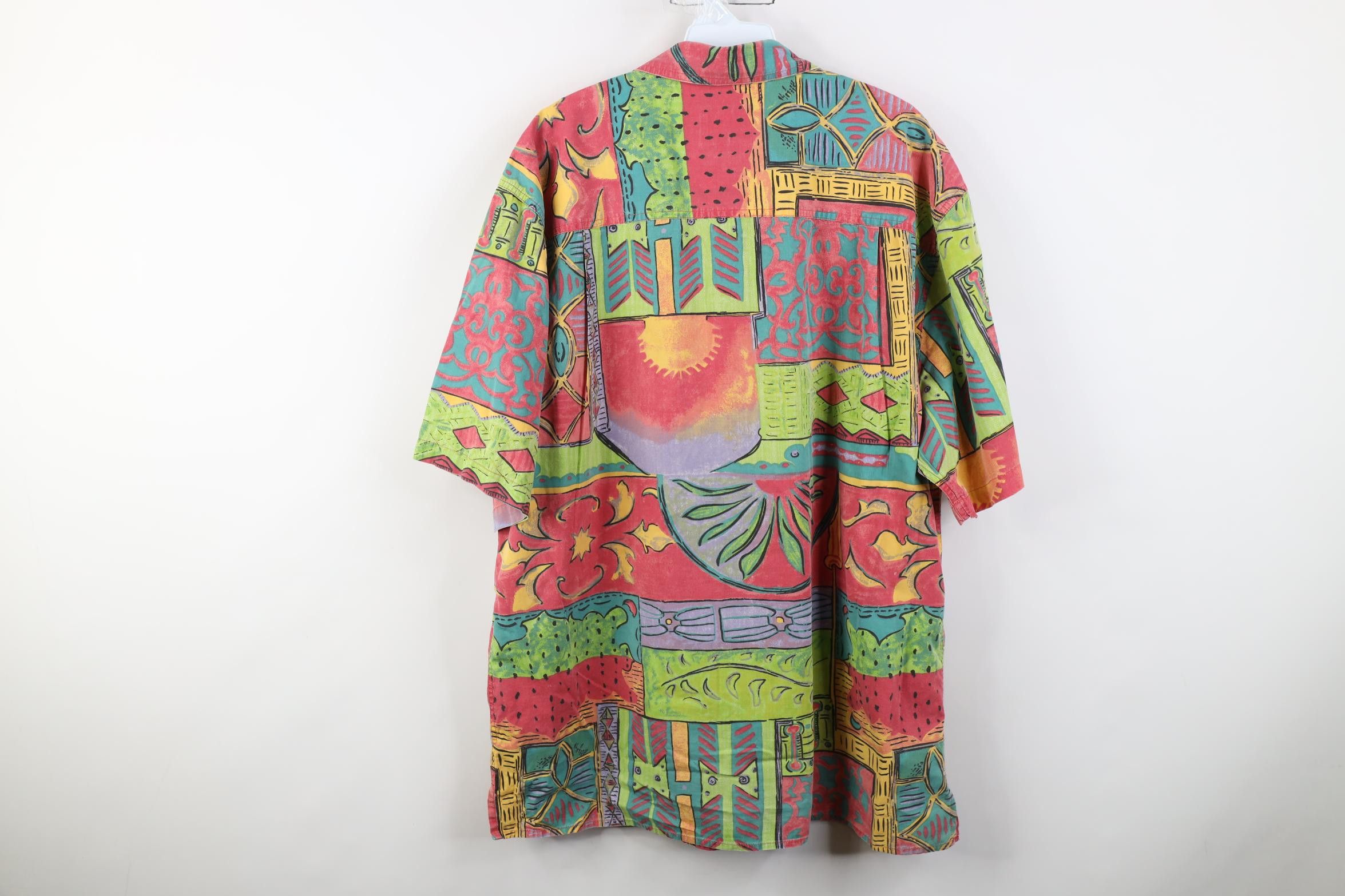 Vintage Vintage 90s The Territory Ahead Art Collared Button Shirt Size US XL / EU 56 / 4 - 10 Thumbnail