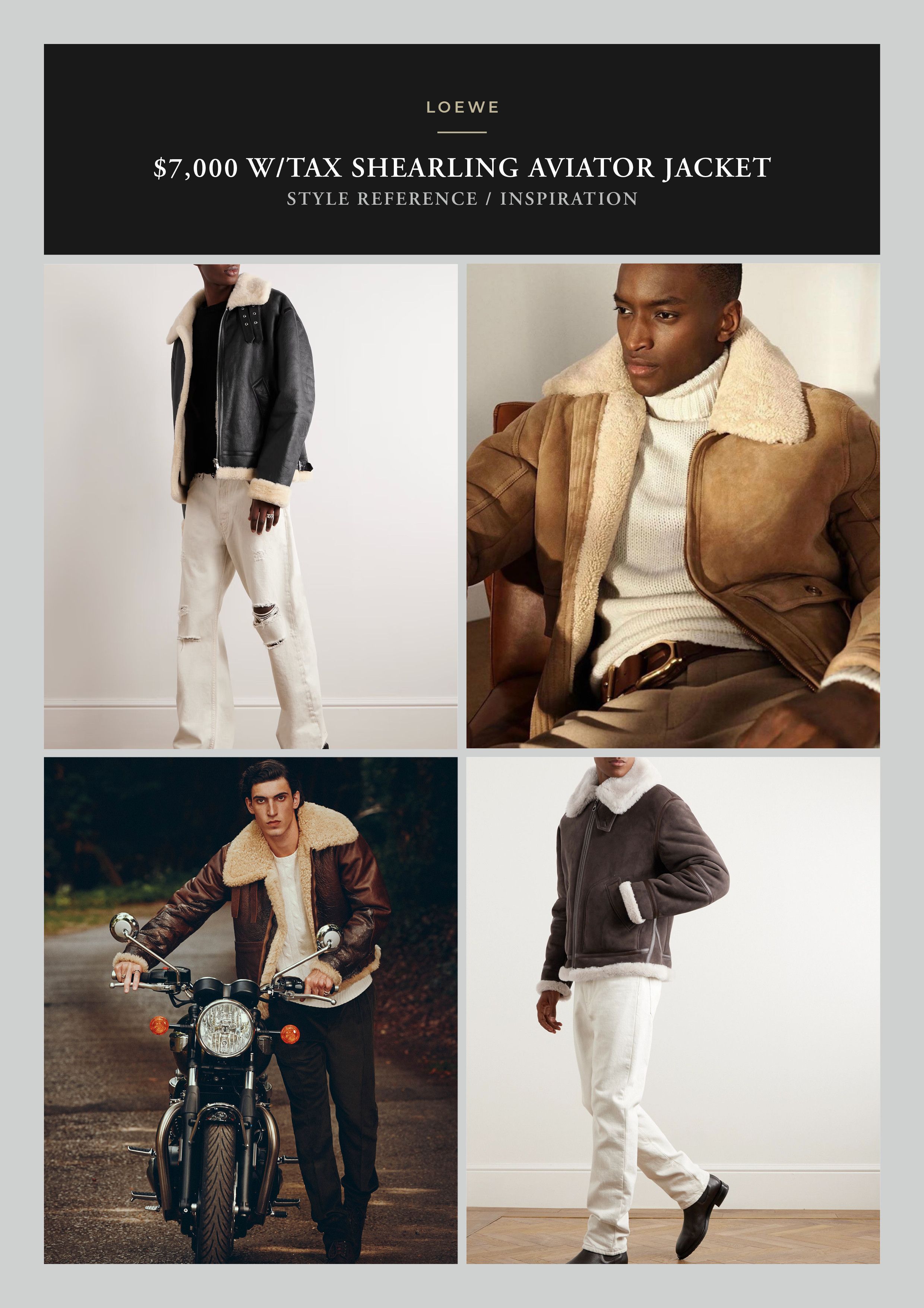Loewe Coveted Rare $7,000 w/tax Suede Shearling Aviator Jacket Size US M / EU 48-50 / 2 - 13 Thumbnail