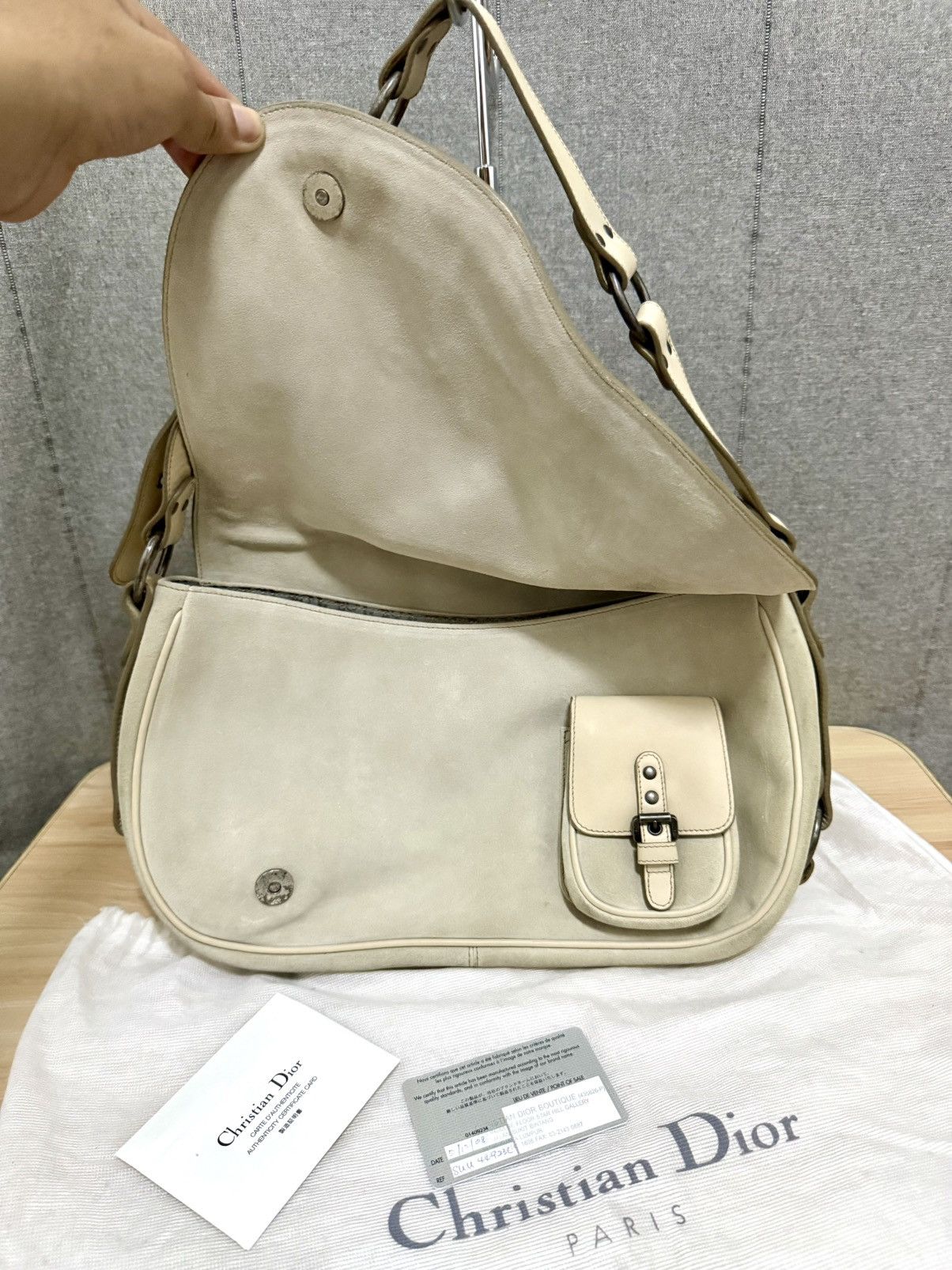 Dior 2005 Christian Dior Gaucho Saddle Bag John Galliano era Size ONE SIZE - 9 Thumbnail