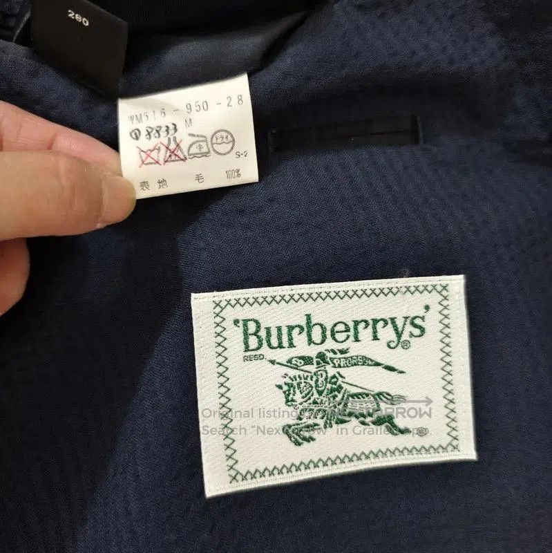 Burberry Burberry Navy Wool Double. Size US M / EU 48-50 / 2 - 6 Thumbnail