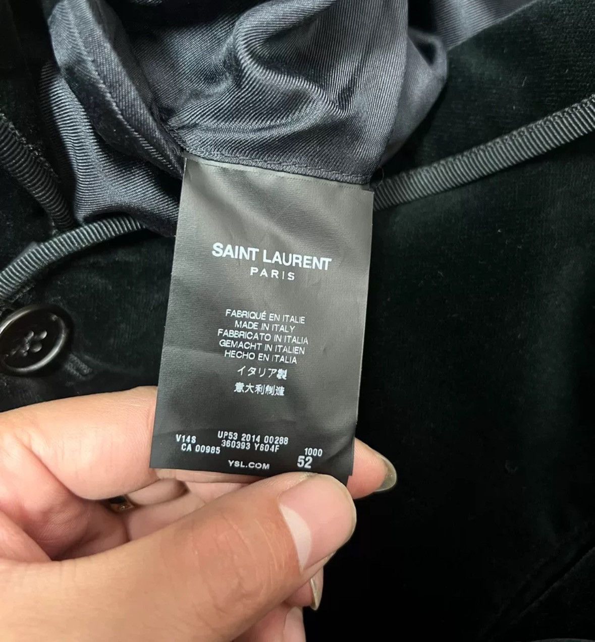 Saint Laurent Paris × Yves Saint Laurent Saint Laurent SLP Authentic Black Velvet Palace Suit Size US L / EU 52-54 / 3 - 5 Thumbnail