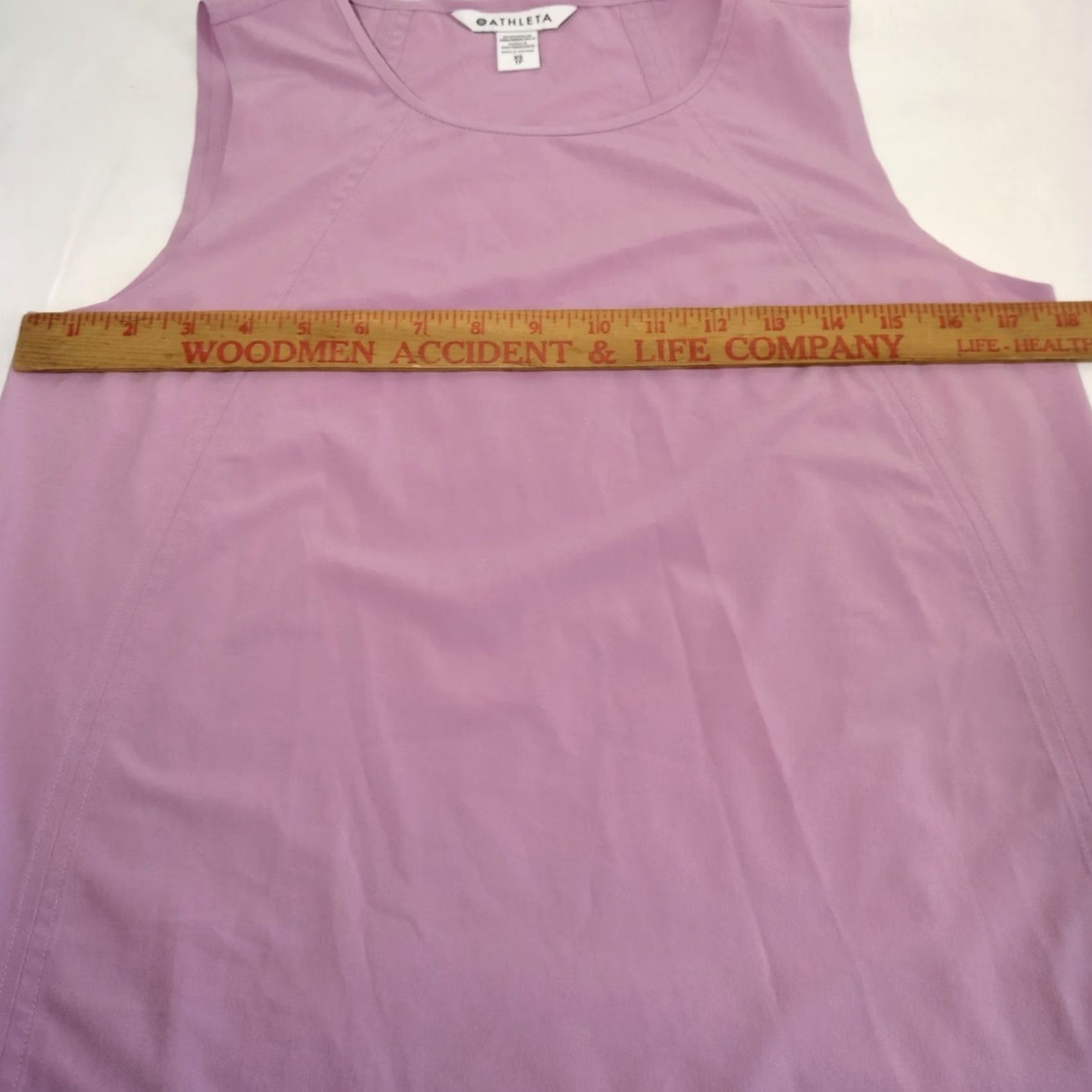 Athleta Athleta Zephyr Refined Tank Top Shirt Women XS Purple Camisole Stretch Sleeveless Round Neck Pullover Wide Strap Size XS / US 0-2 / IT 36-38 - 4 Thumbnail