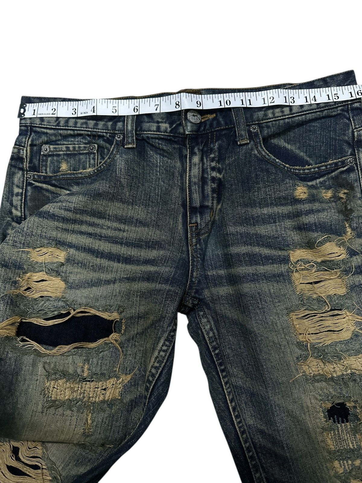Kapital Distress JackRose Crazy Design 🎌💥 Size US 32 / EU 48 - 8 Thumbnail