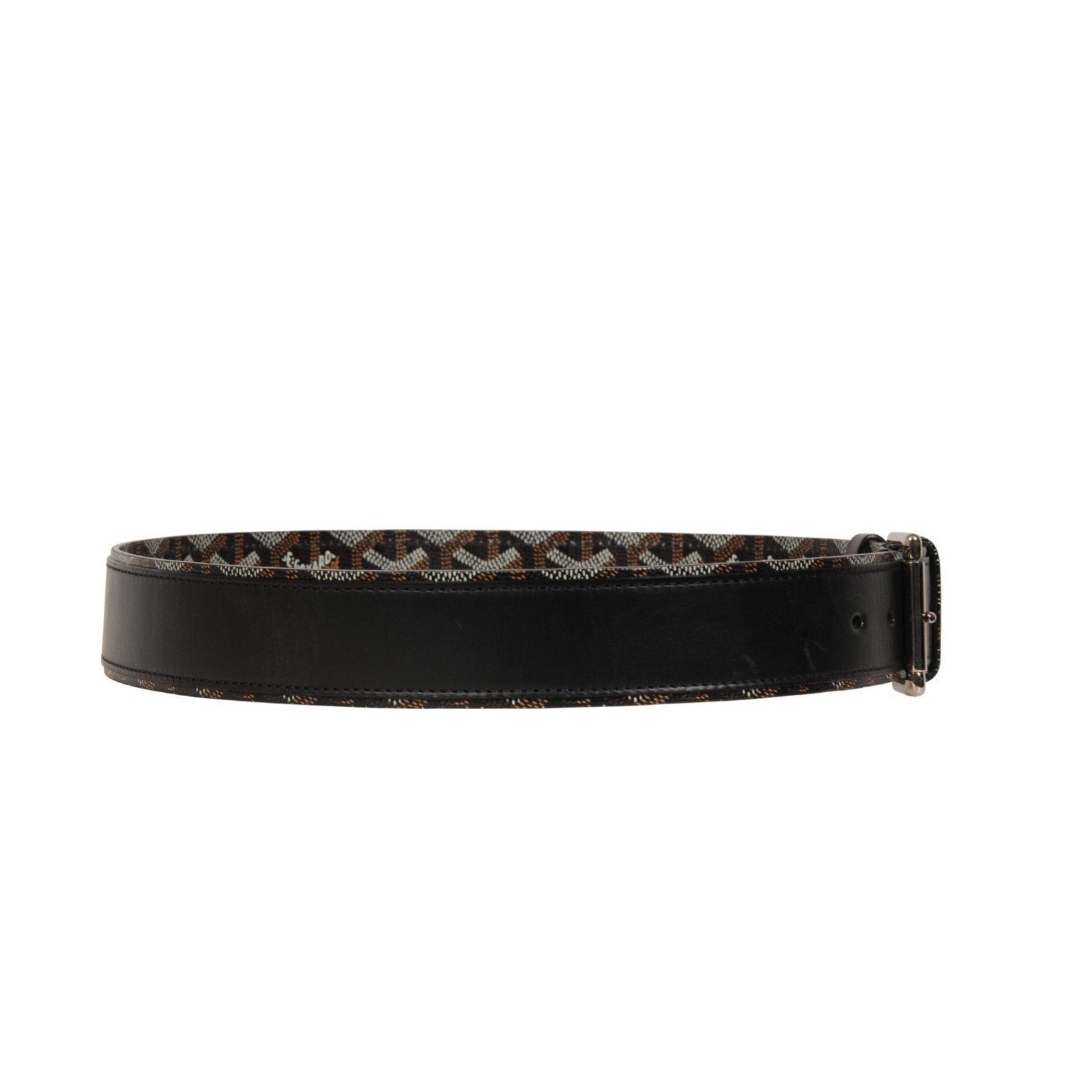 Goyard Florida II Belt 85 Black Brown Goyardine Canvas Size ONE SIZE - 9 Thumbnail