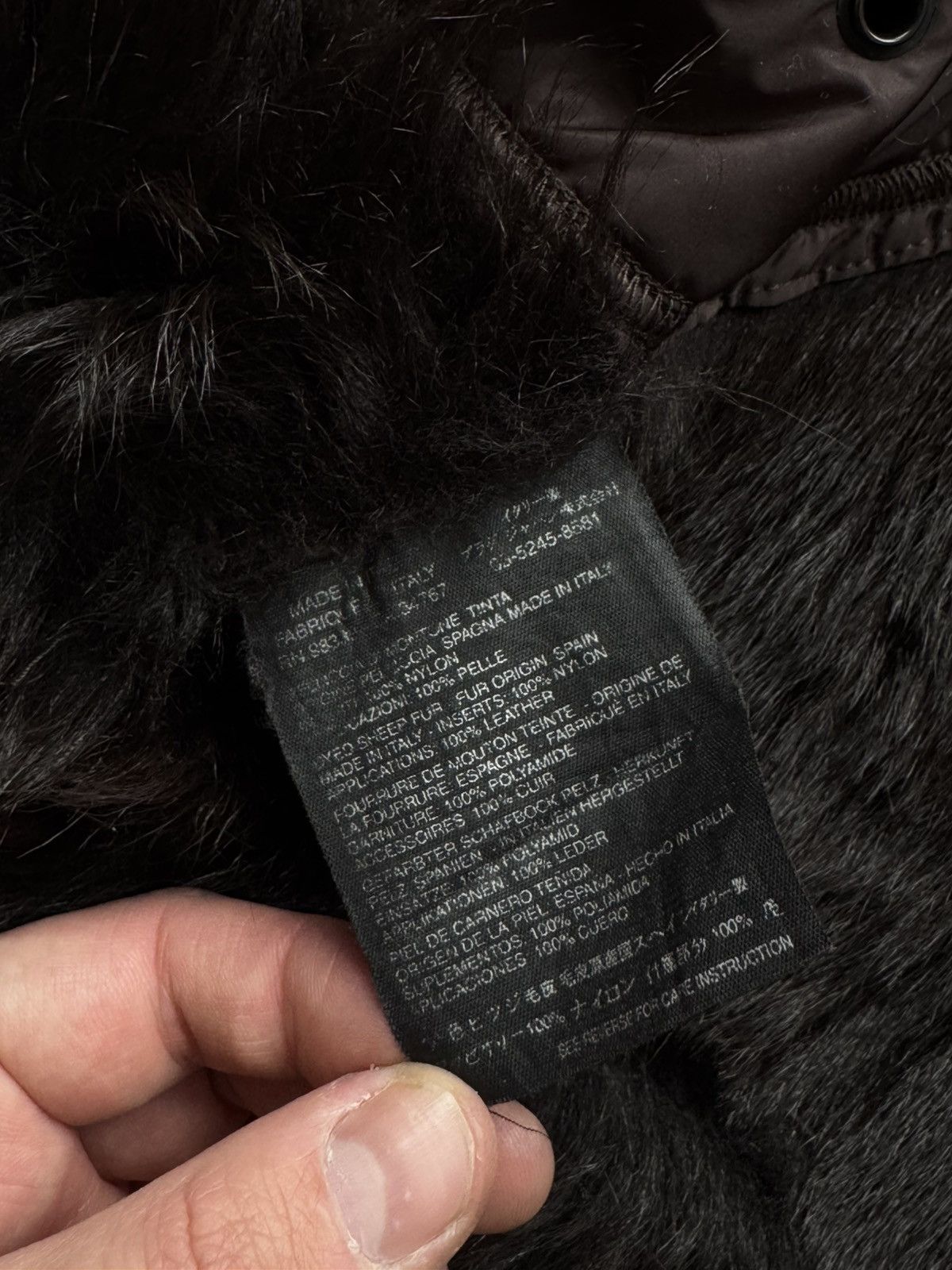 Prada Prada red tab shearling motorcycle jacket Size M / US 6-8 / IT 42-44 - 7 Thumbnail