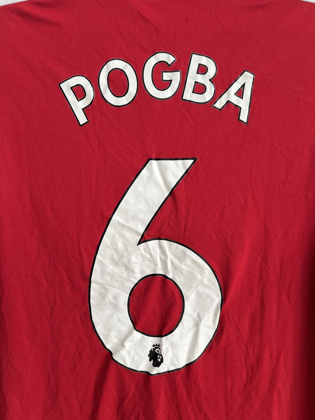 Adidas 2017-18 Adidas MU Paul Pogba #6 Player Issue Home LS Jersey Size US M / EU 48-50 / 2 - 5 Thumbnail