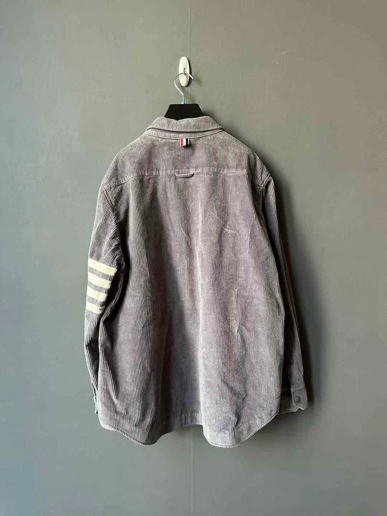 Thom Browne Thom Browne size4 Cotton shirt jacket Size US XL / EU 56 / 4 - 2 Thumbnail