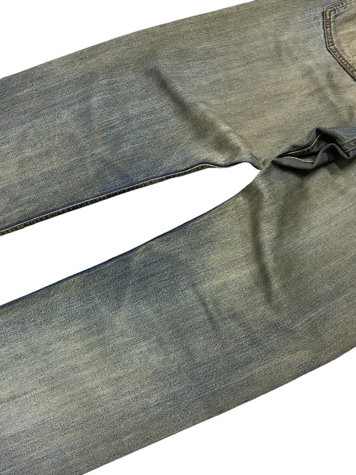 Levi's × Vintage Vintage Levis 504 Distressed Mud Wash Trashed Loose Jeans Size US 30 / EU 46 - 10 Thumbnail