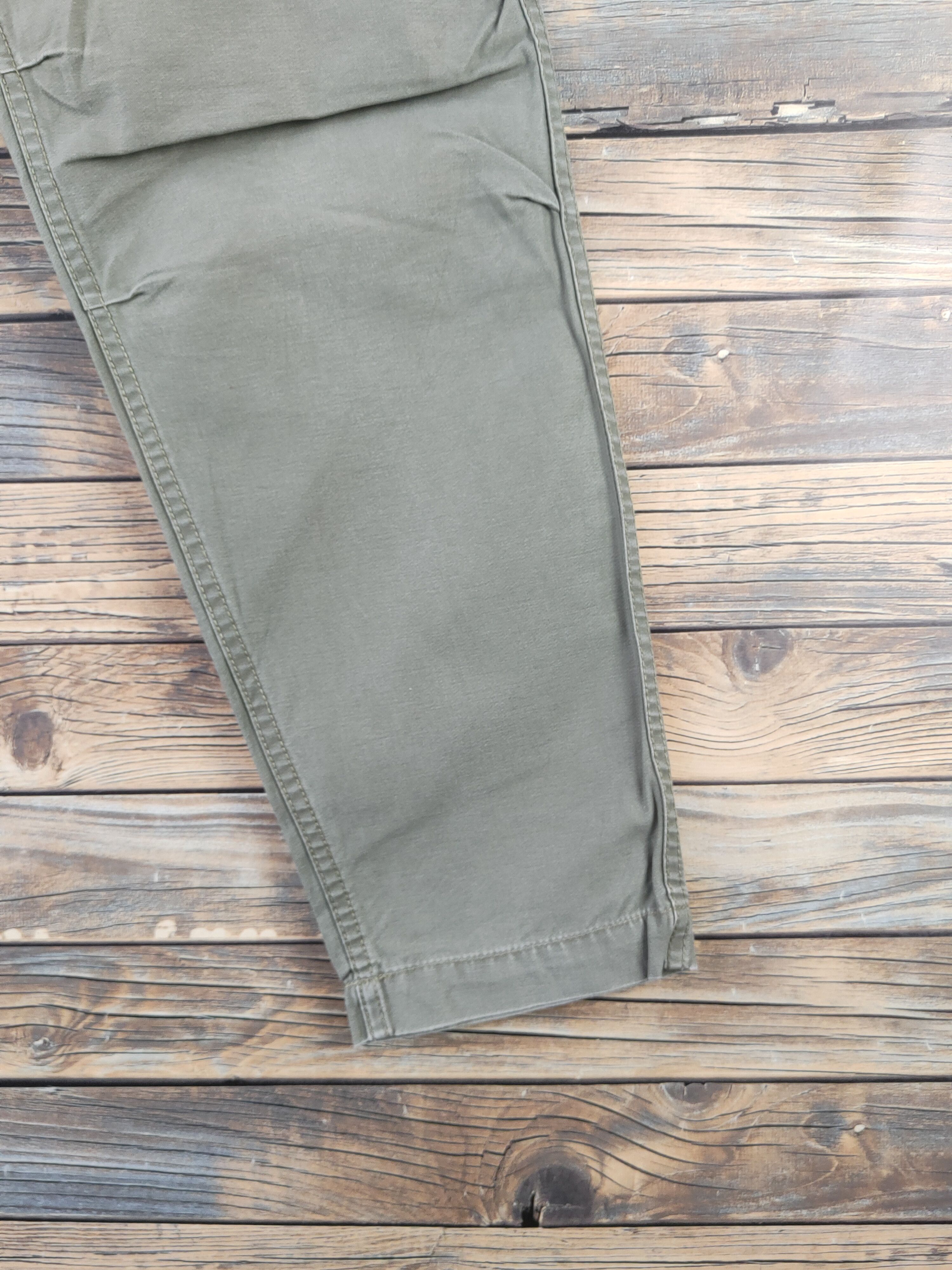 Japanese Brand DLL Global Work Army Green Multipocket Cargo Pants #1912 Size US 30 / EU 46 - 6 Thumbnail