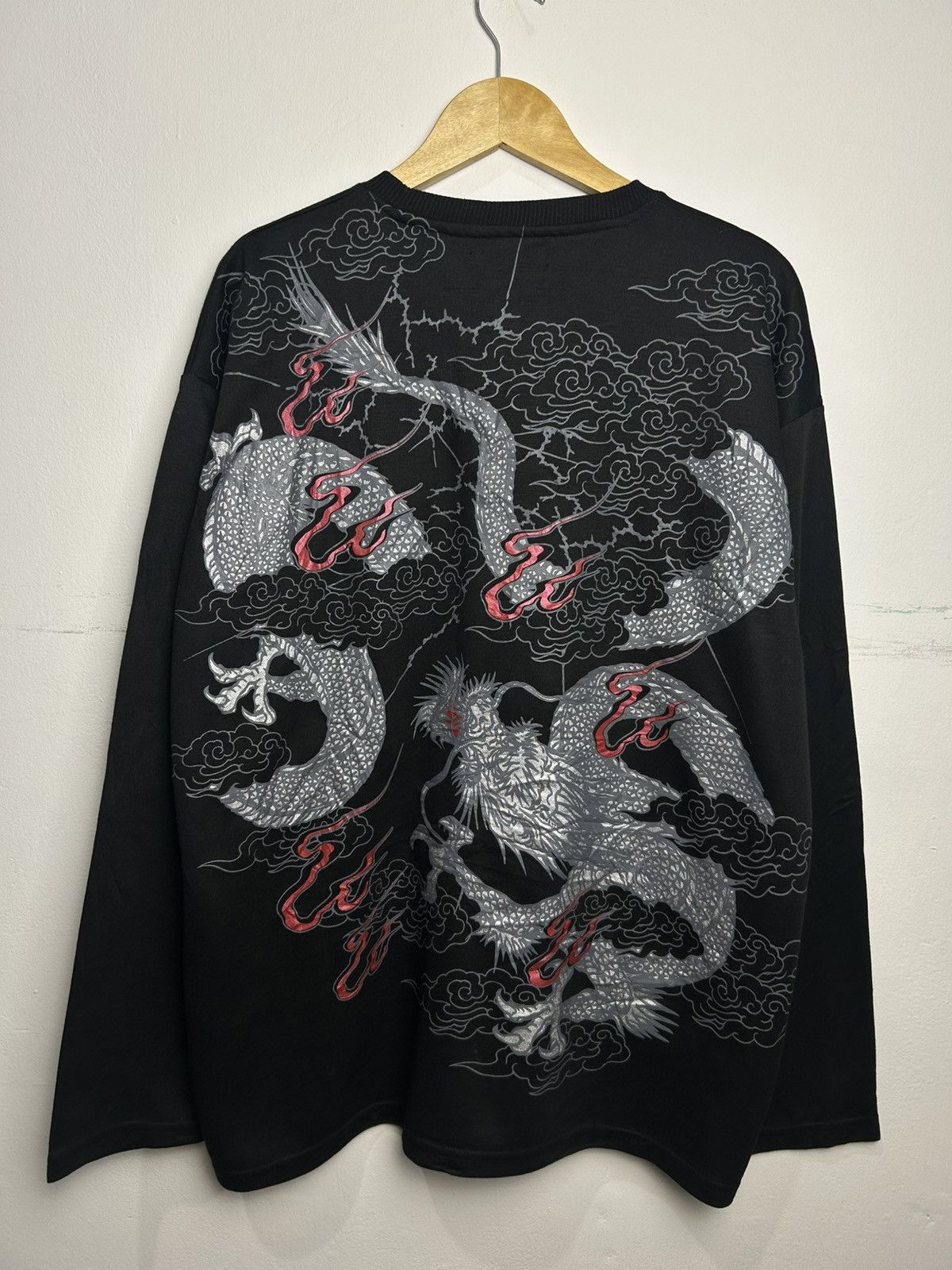 Japanese Brand Defective struct fire dragon sukajan t-shirt Size US XXL / EU 58 / 5 - 1 Thumbnail