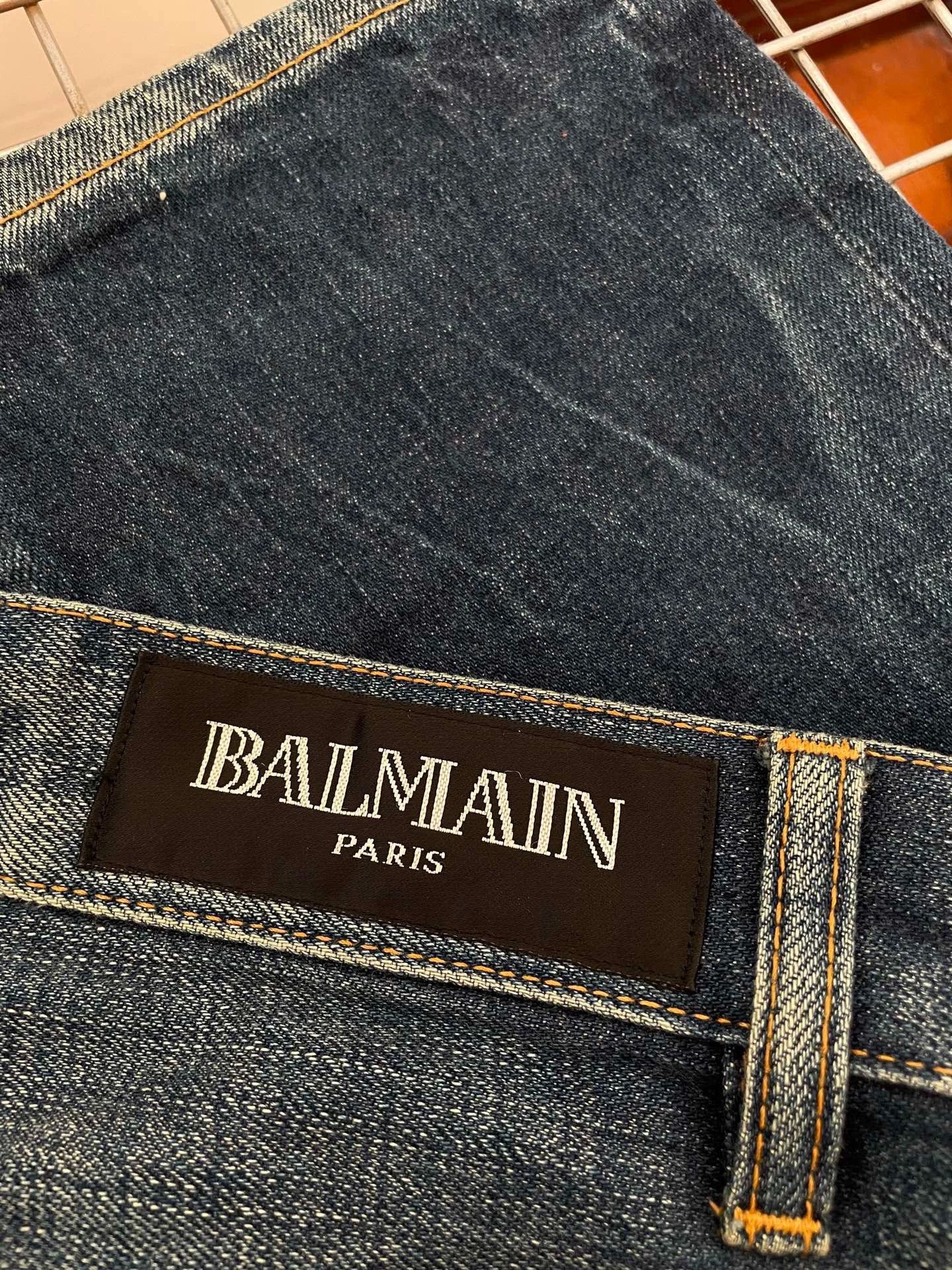 Balmain Balmain New Classic Straight Jeans 29 Japan Size US 29 - 3 Thumbnail
