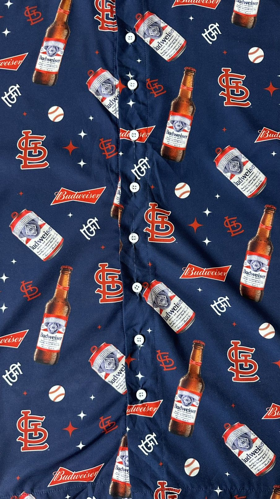 MLB ST LOUIS CARDINALS X BUDWEISER SHIRT Size US XL / EU 56 / 4 - 2 Thumbnail