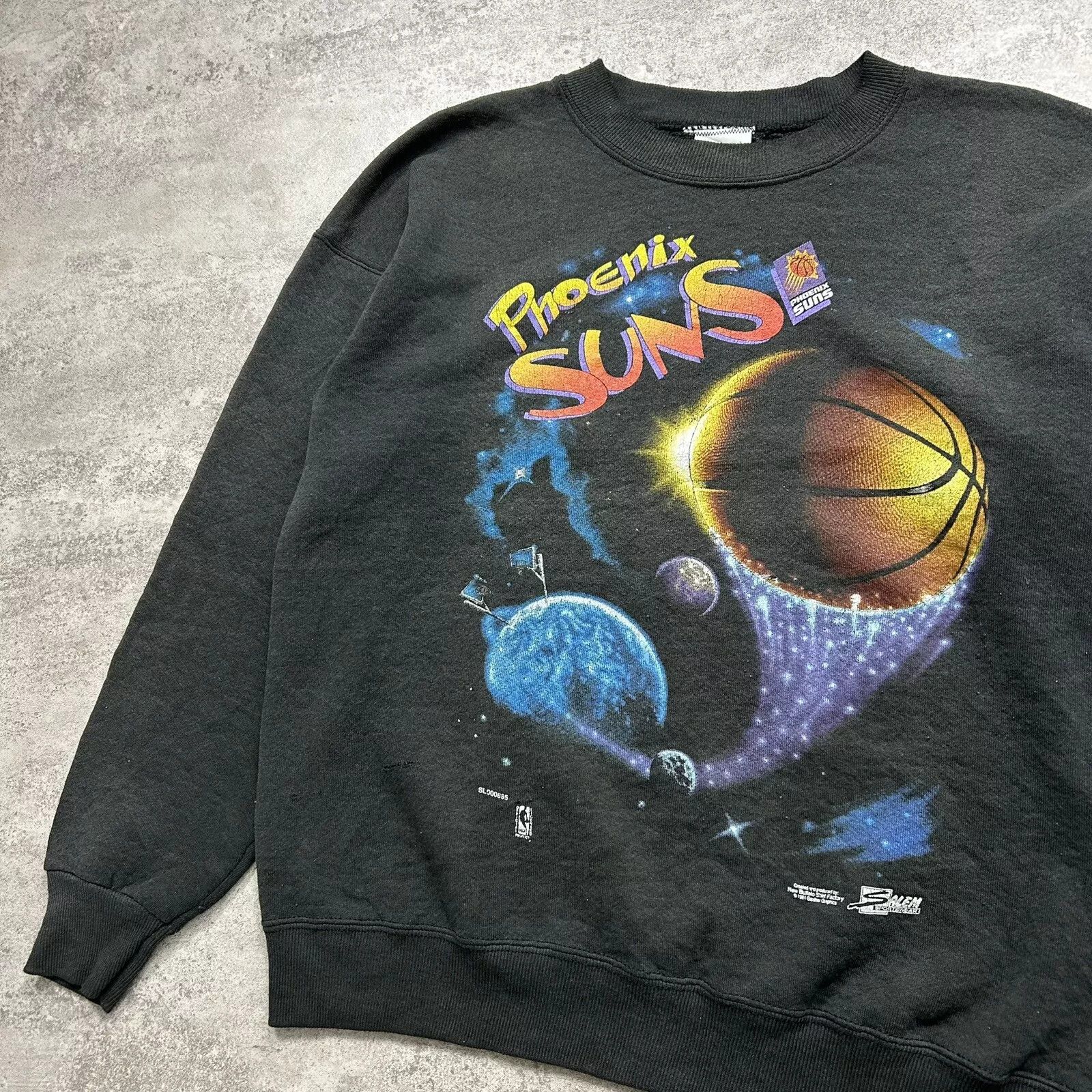 NBA × Vintage PHOENIX SUNS SALEM SPORTSWEAR 1991 SWEATSHIRT SIZE L Size US L / EU 52-54 / 3 - 2 Thumbnail