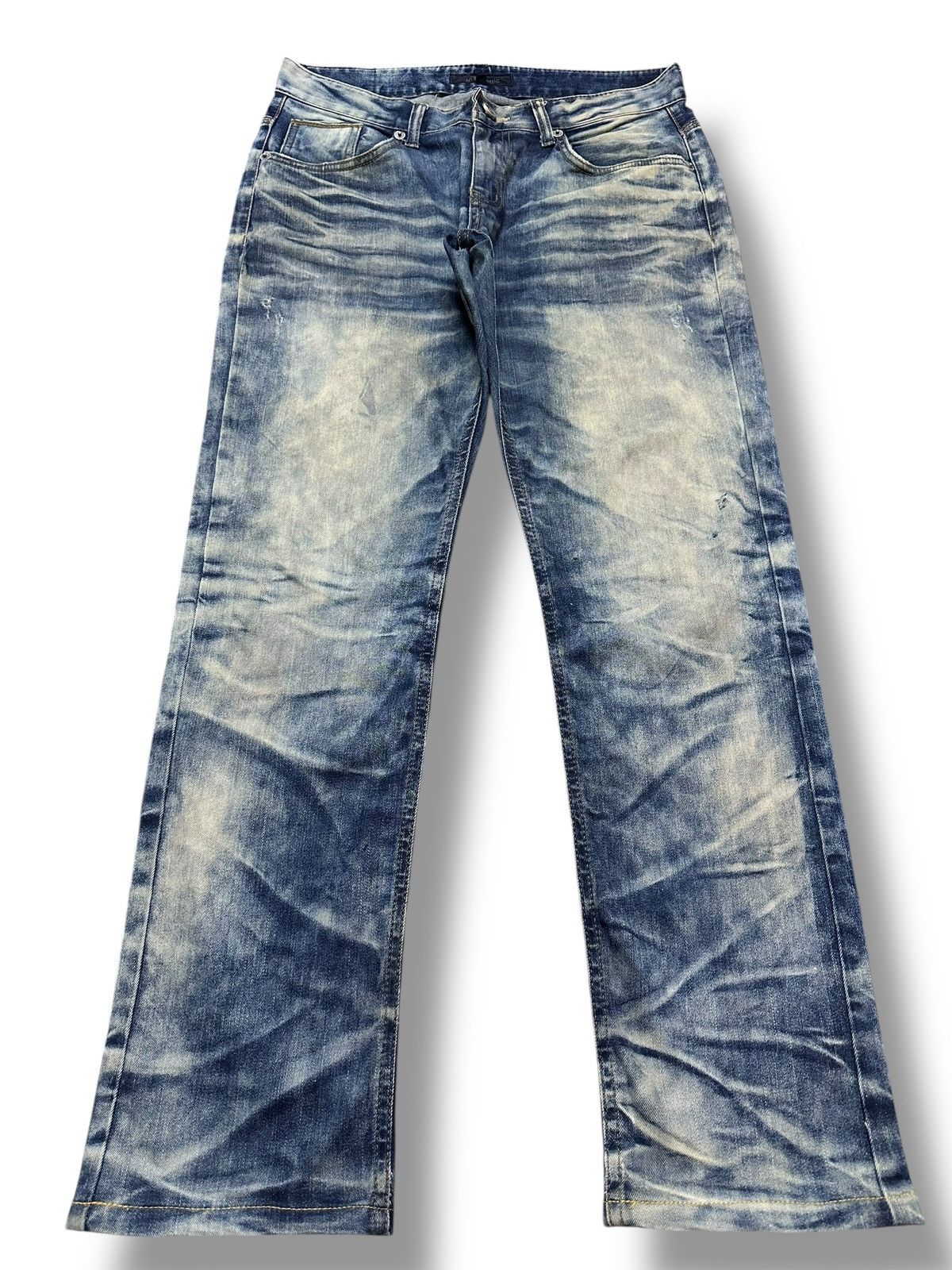 In The Attic In The Attic Vintage Slim Fit Loose Style With Thunder Wash Size US 33 - 1 Thumbnail