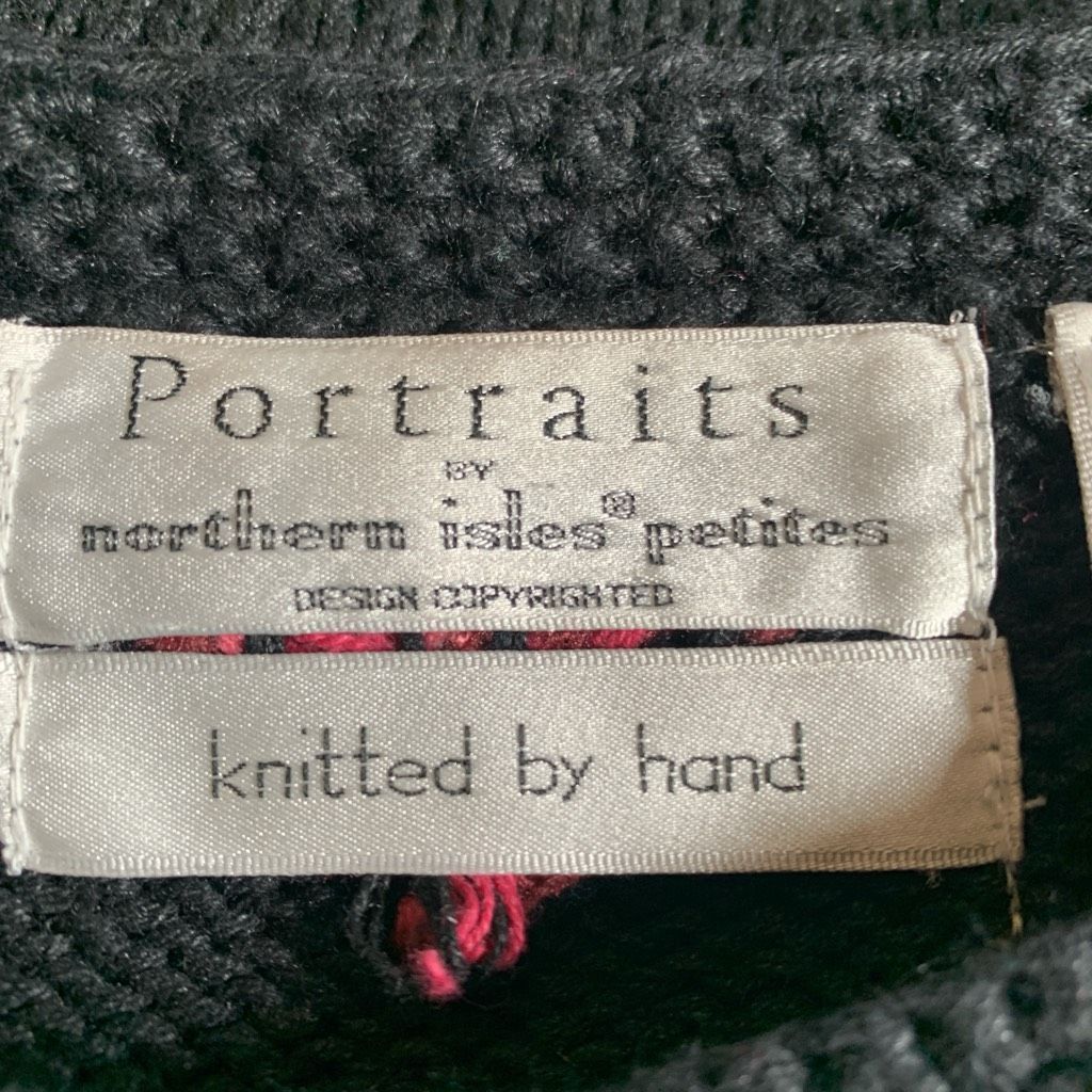Northern Isles Vintage Northern Isles Hand-Knitted Floral Cardigan Sweater Size M / US 6-8 / IT 42-44 - 9 Thumbnail
