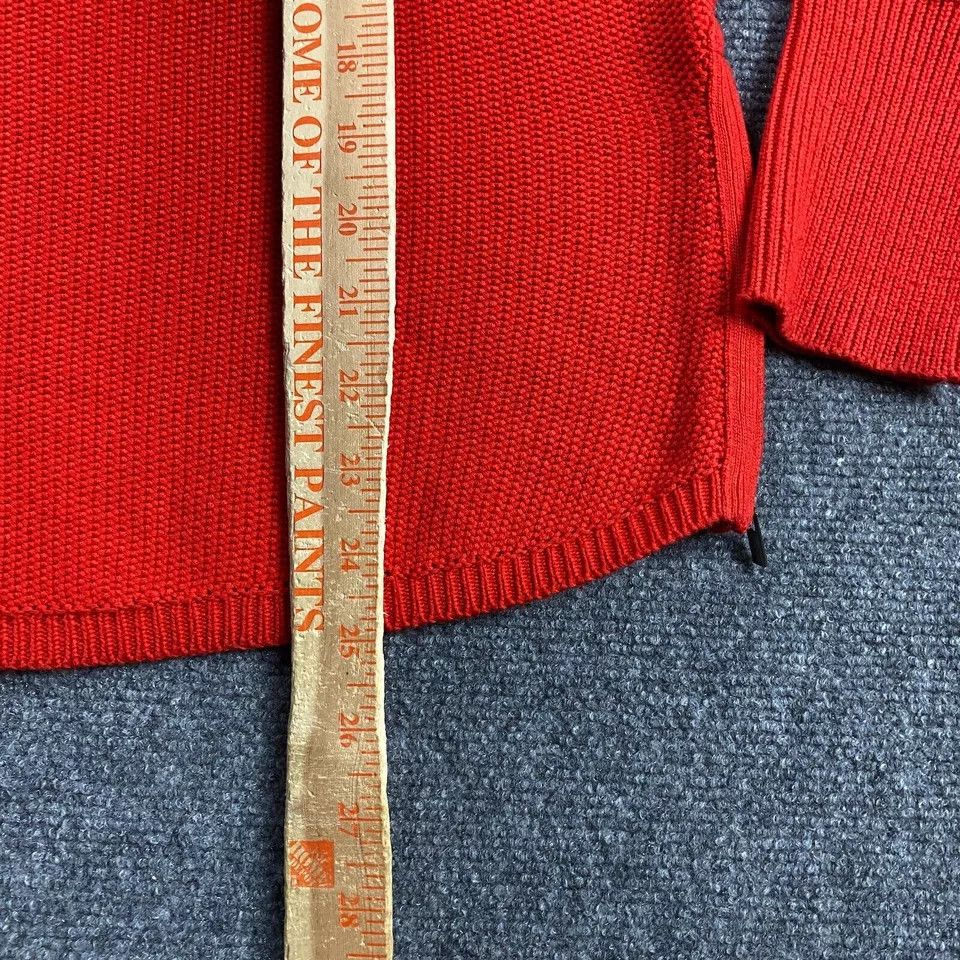 Athleta Athleta Sweater Women's Small Red Round Neck Tunic Knit Size S / US 4 / IT 40 - 5 Thumbnail