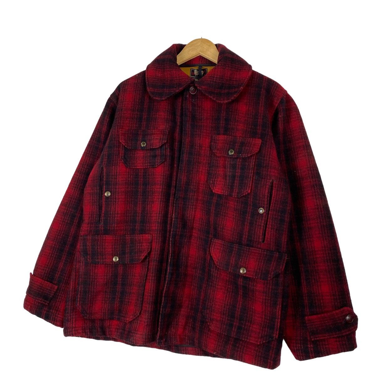 Woolrich Woolen Mills 90s Woolrich Woolen Mills Mackinaw Tartan Plaids Jacket Size US M / EU 48-50 / 2 - 2 Thumbnail