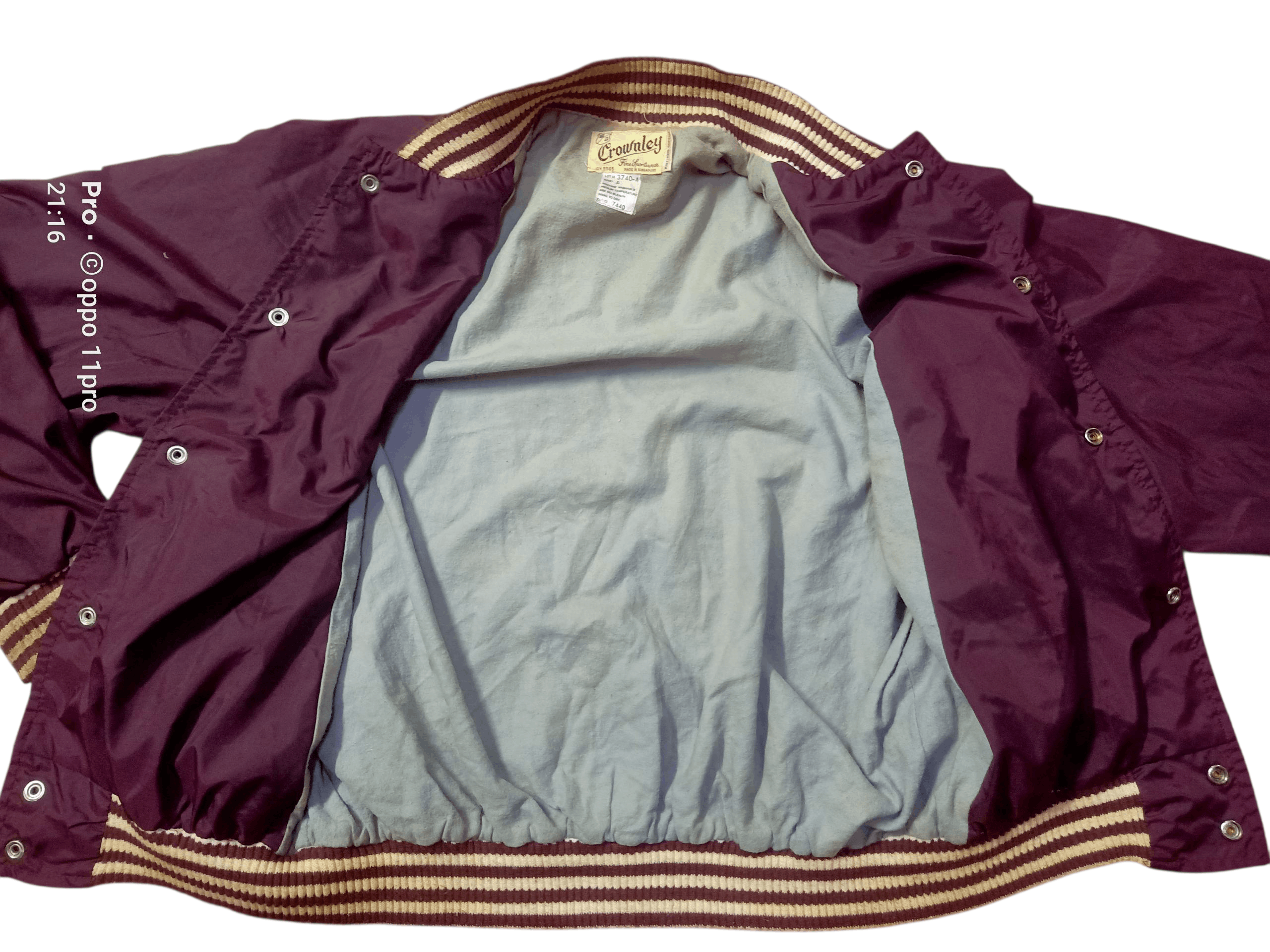 Vintage 💥Vintage Crownley FairBorn Open Nylon Jacket Men Bombers 💥 Size US L / EU 52-54 / 3 - 8 Thumbnail