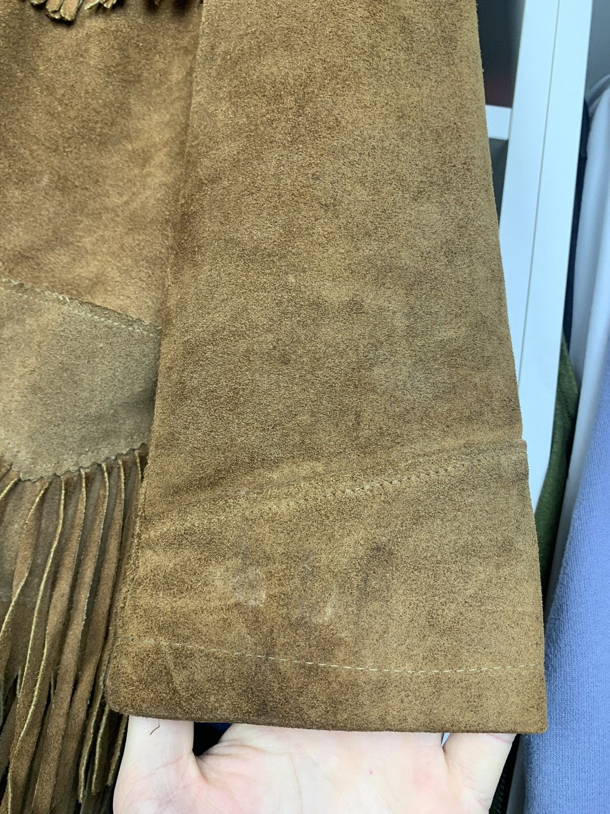 Cowboy Equipment × Vintage Vtg K-Bar-Z Ranchwear by Pyramid Cowboy Flanged Suede Jacket Size US L / EU 52-54 / 3 - 6 Thumbnail