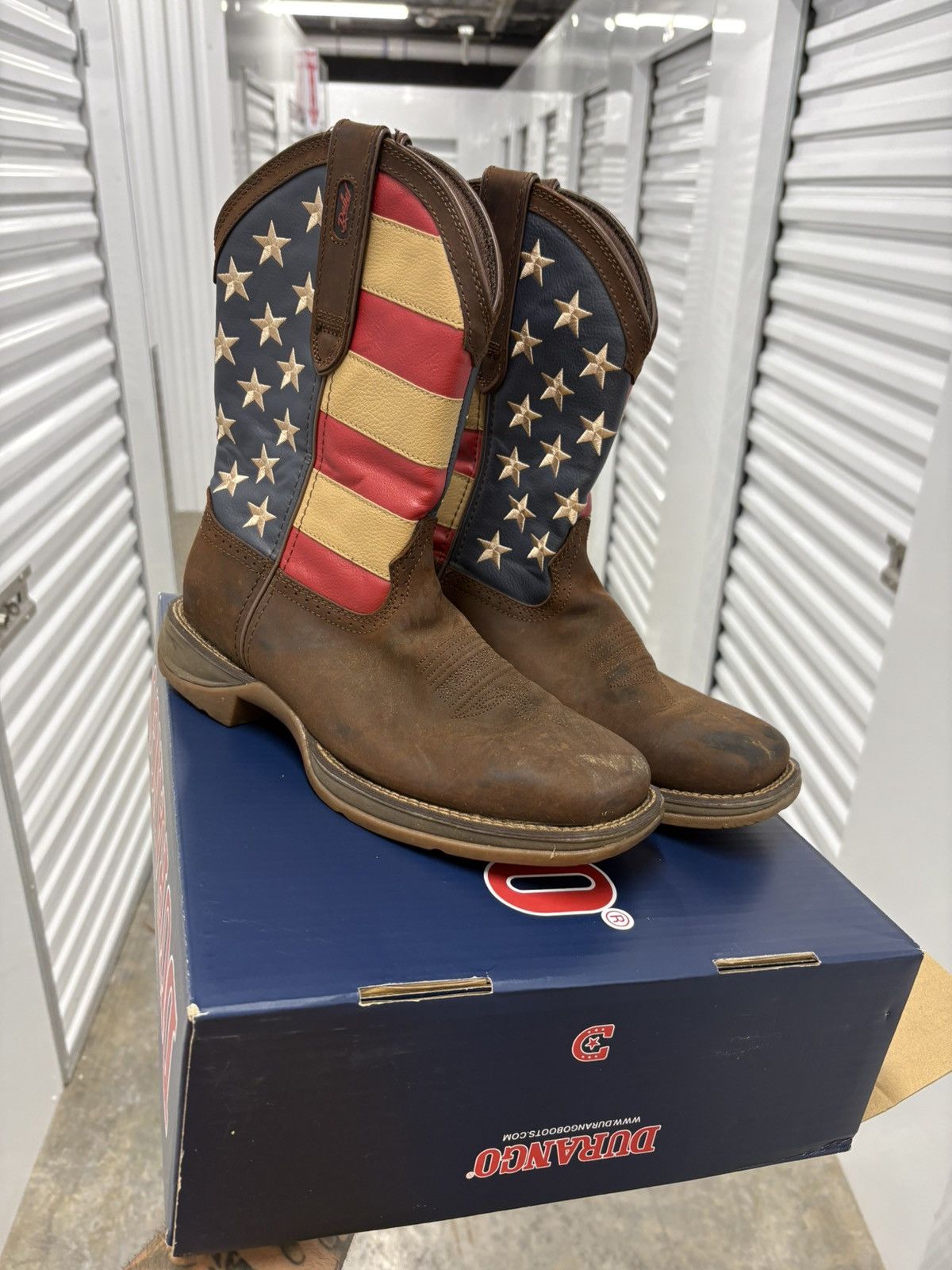 Durango × Vintage Durango American flag boots Size US 9.5 / EU 42-43 - 1 Thumbnail