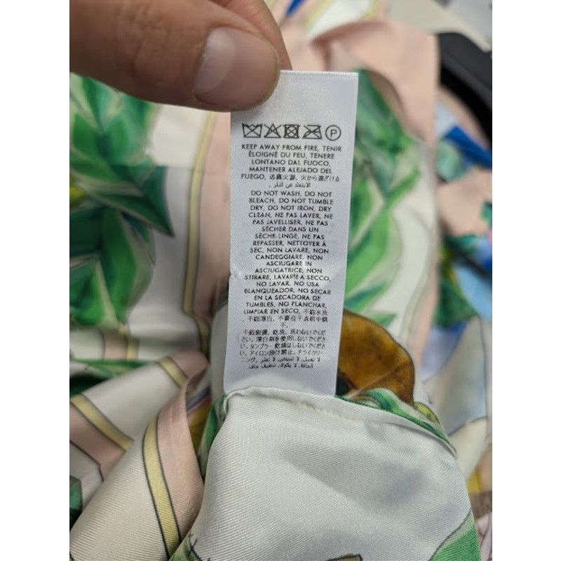 Casablanca o1rshd1 Silk Long Sleeve Cuban Collar Shirt in Psychedelic Size US XL / EU 56 / 4 - 19 Thumbnail