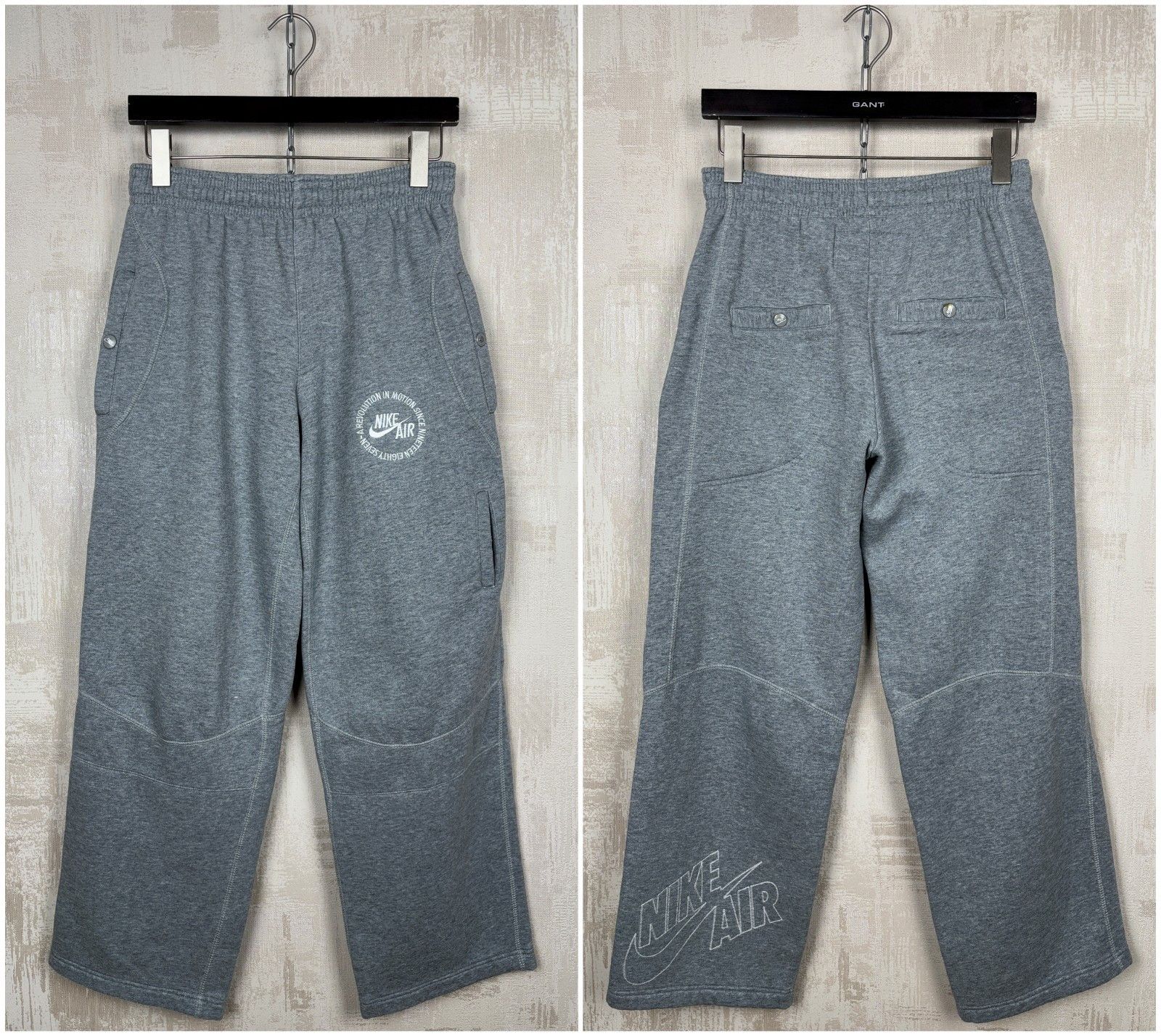 Nike Vintage Nike Air Logo Baggy Sweatpants Fleece US/UK 28-30 Size US 30 / EU 46 - 1 Thumbnail