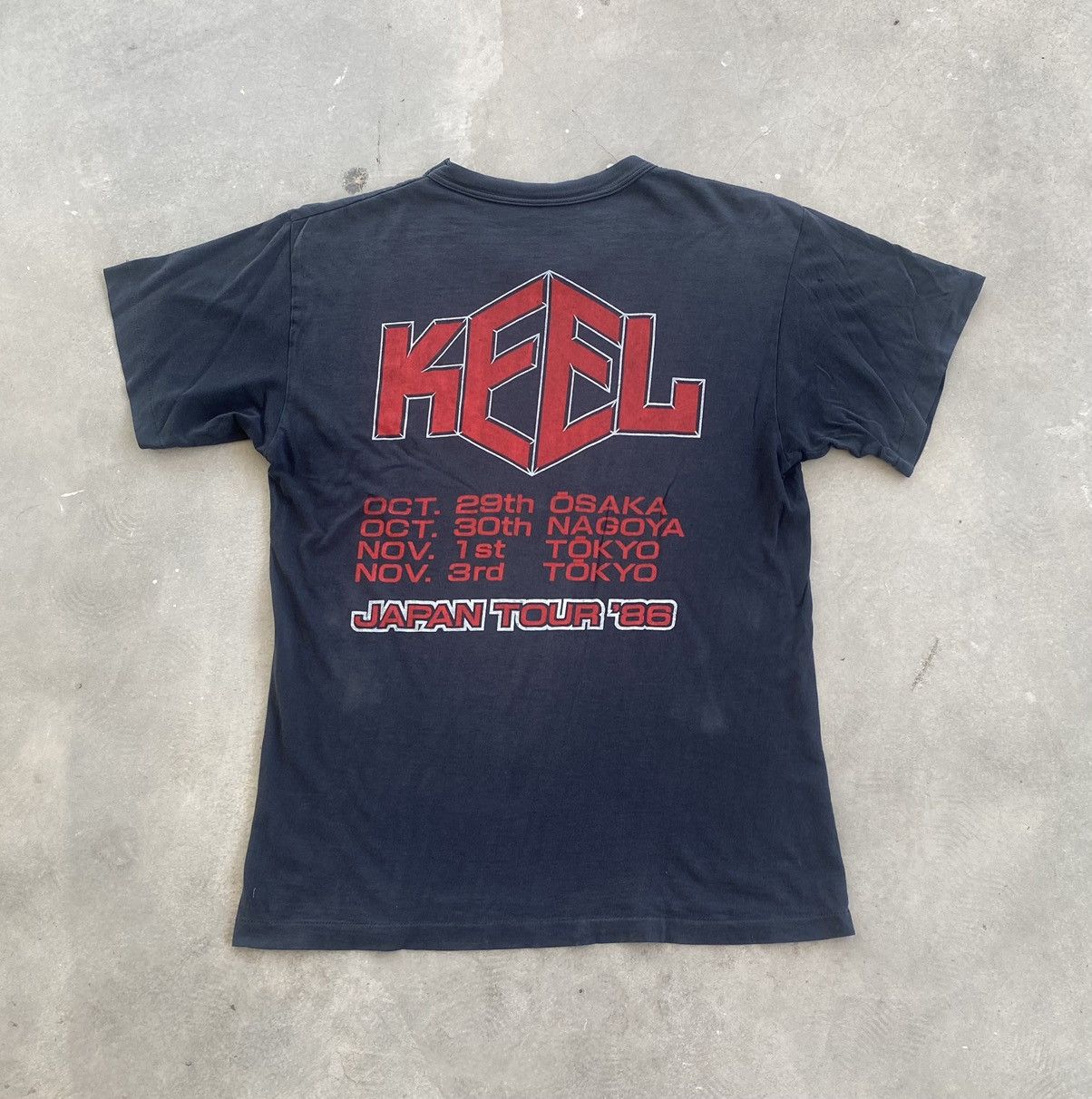 Band Tees VINTAGE 90S KEEL BAND JAPAN TOUR TEE Size US L / EU 52-54 / 3 - 1 Thumbnail