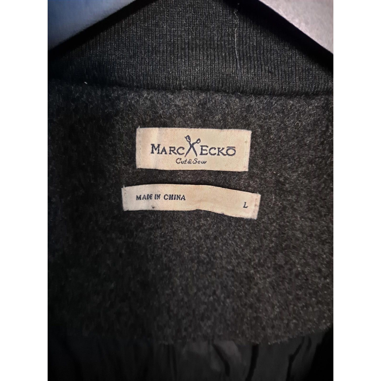Marc Ecko Marc Echo Wool Coat with Detachable Hood Size Large Size US L / EU 52-54 / 3 - 2 Thumbnail