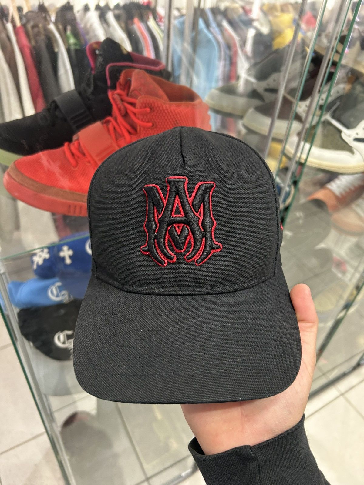 Amiri Amiri Stars MA Canvas hat black Size ONE SIZE - 1 Thumbnail