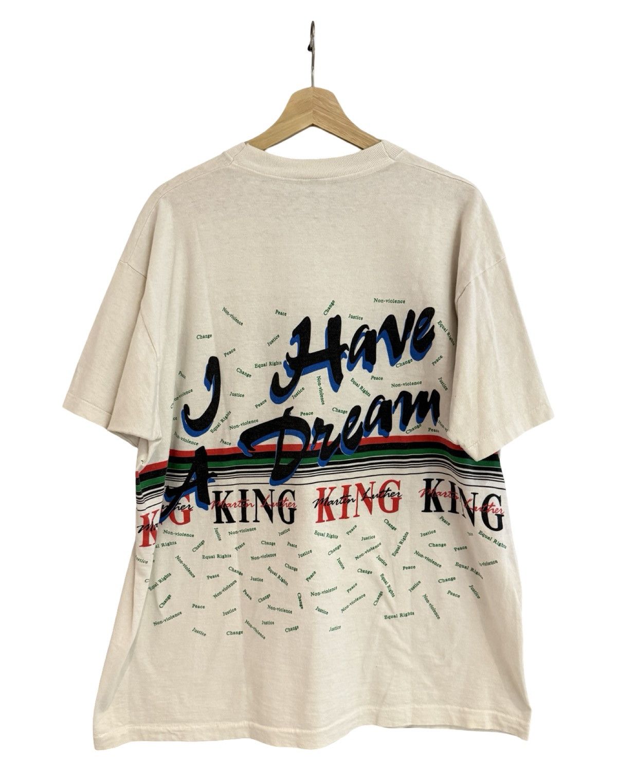 Rap Tees Vintage 90s Martin Luther King JR I Have A Dream Rap Tee Size US XL / EU 56 / 4 - 2 Thumbnail