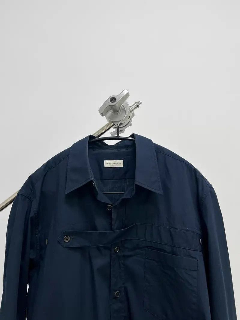 Dries Van Noten Sz 50 Dries Van Notwn Stripe Shirt Jacket Size US M / EU 48-50 / 2 - 6 Thumbnail