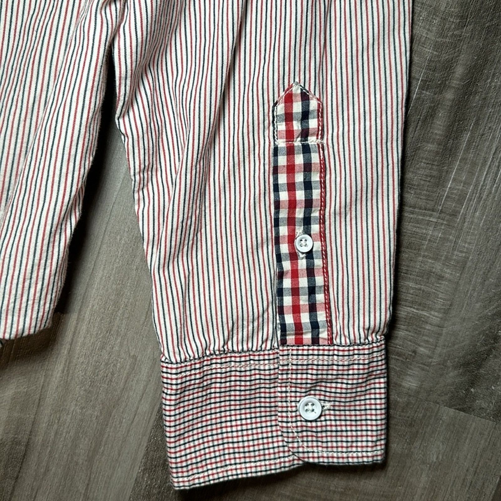 AG Adriano Goldschmied AG Jeans Long Sleeve Button Down - Large Size US L / EU 52-54 / 3 - 4 Thumbnail