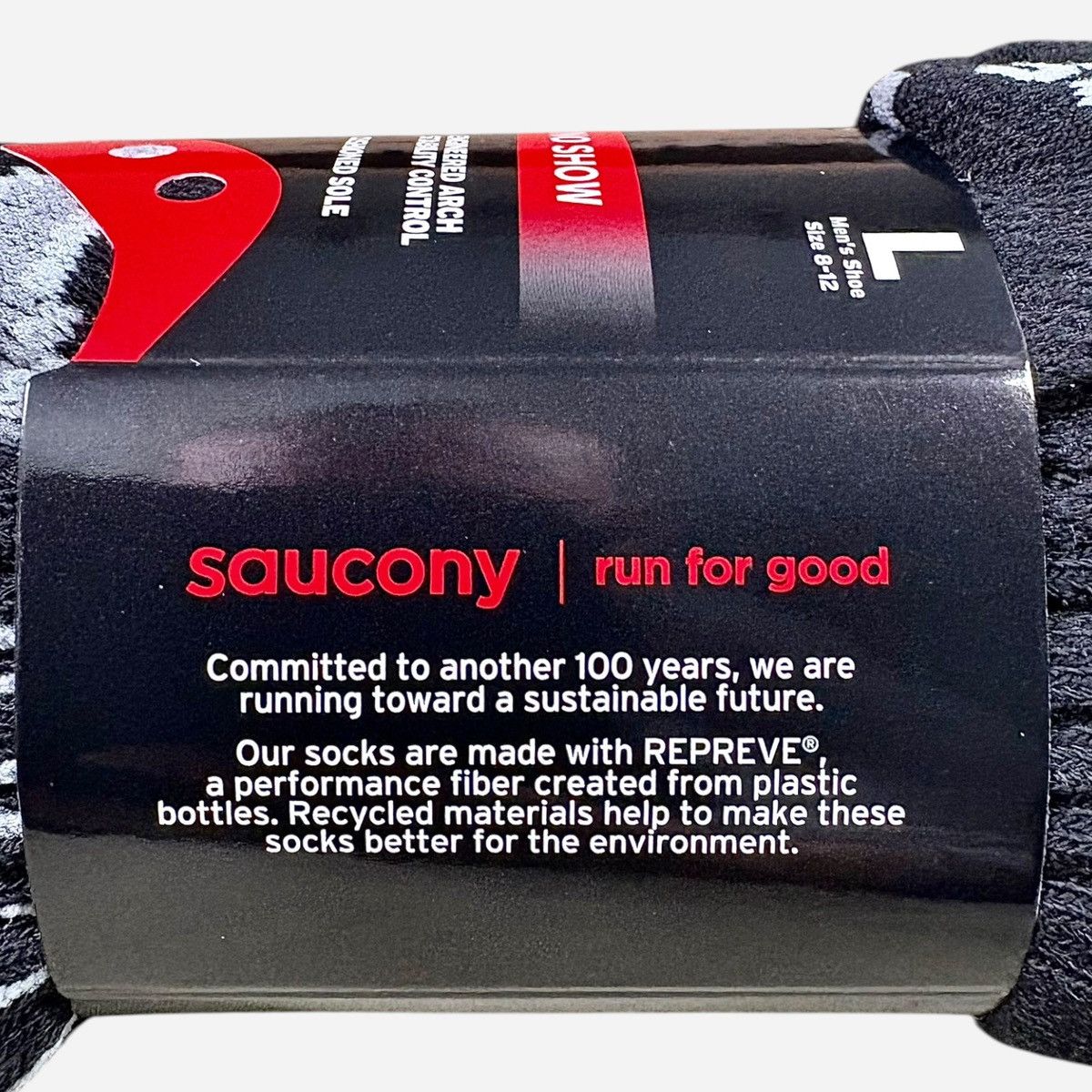 Saucony Saucony Bolt Men’s Black Socks Sz Large Shoe 8-12 6 pk Size ONE SIZE - 9 Thumbnail