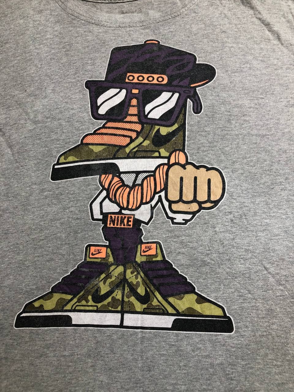 Nike 90s Nike Big Logo Vintage Y2K Striped Retro Tee T-Shirt Size US M / EU 48-50 / 2 - 3 Thumbnail