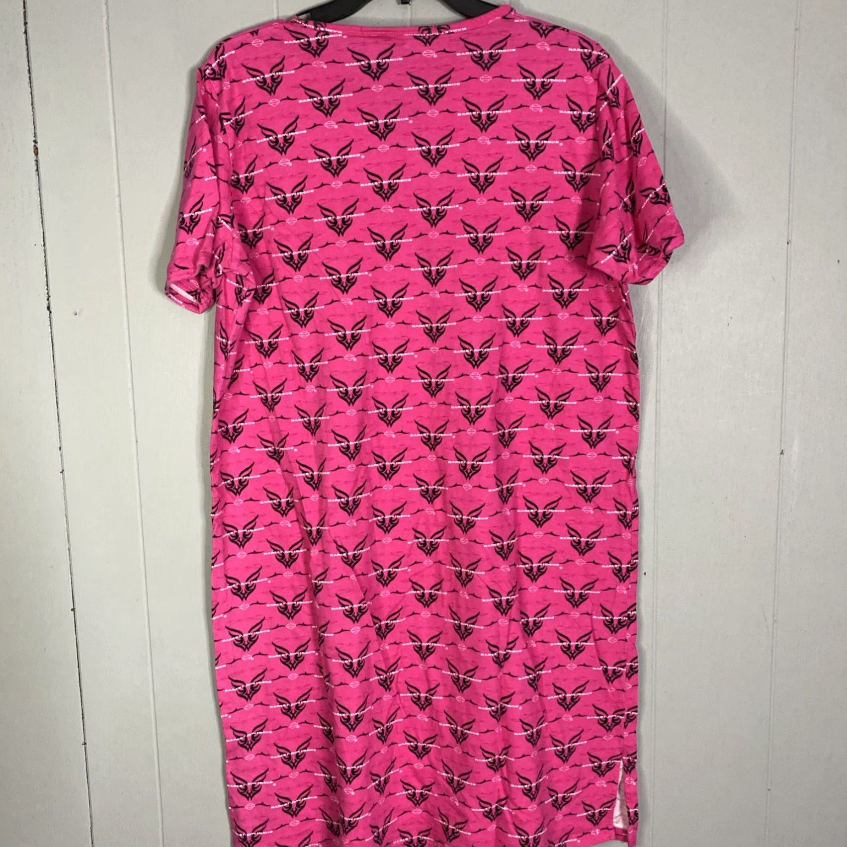 Harley Davidson Harley-Davidson Womens Sleep Shirt Gown Pink 2X Logo Nightgown Plus Size Size XXL / US 16-18 / IT 52-54 - 3 Thumbnail