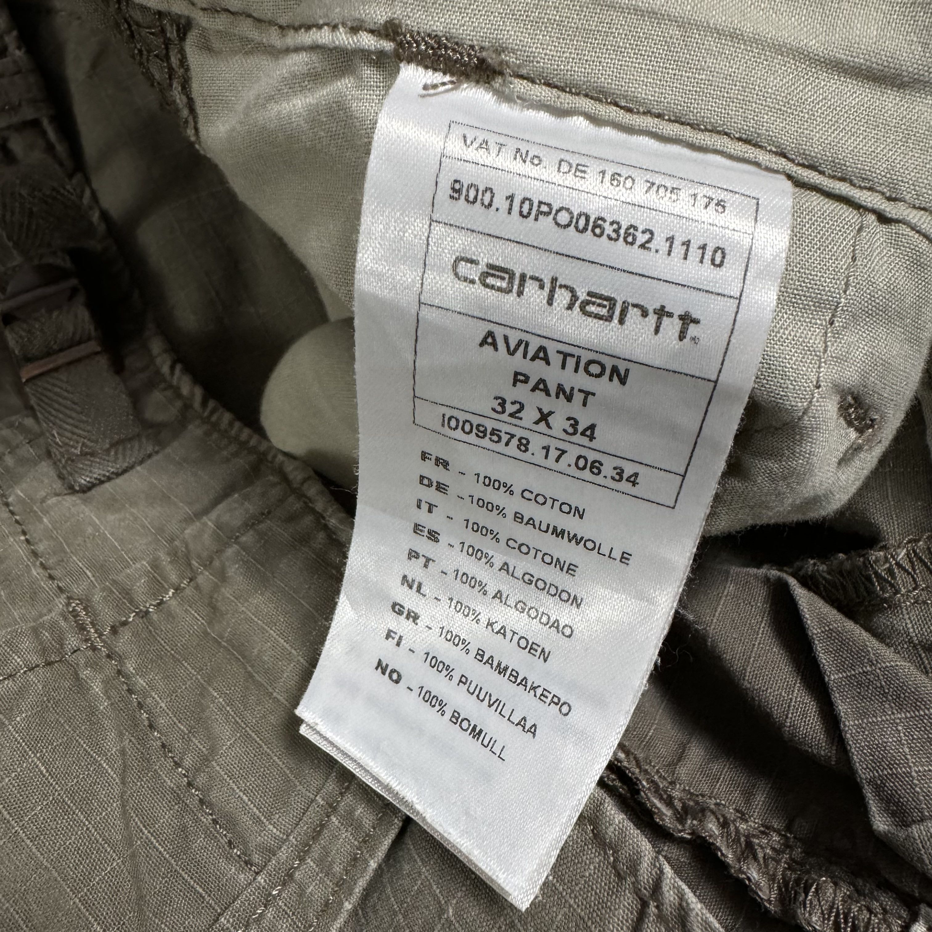 Carhartt × Carhartt Wip × Vintage CARHARTT WIP AWIATION CARGO PANT VINTAGE SKATE WORKWEAR Size US 32 / EU 48 - 8 Thumbnail