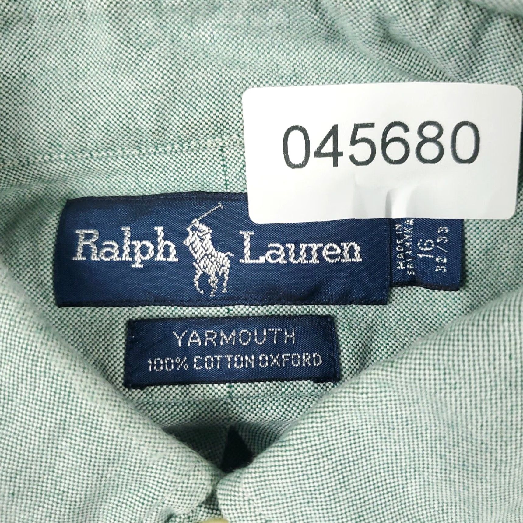 Ralph Lauren Ralph Lauren Shirt Mens 16 Green Dress Button Up Long Sleeve Size 42R - 8 Thumbnail