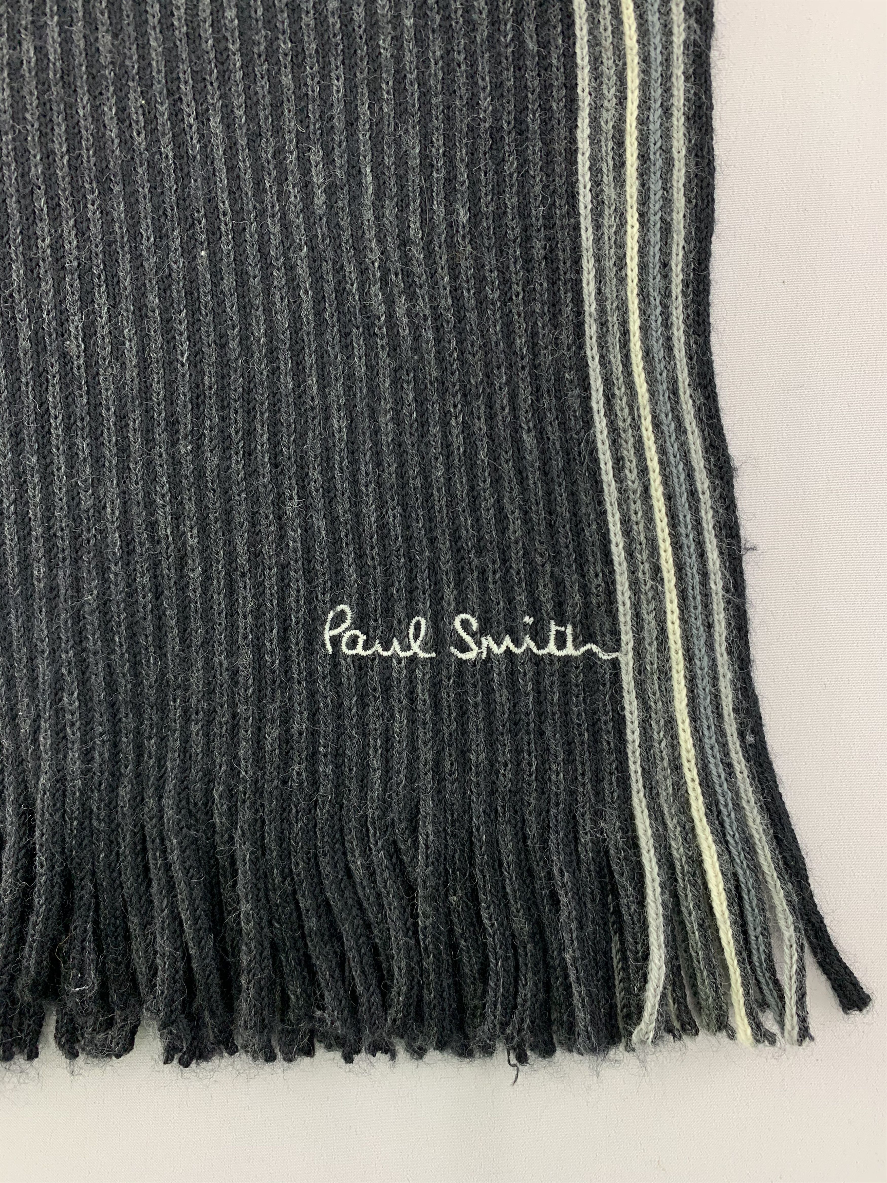Paul Smith Paul Smith Scarf Wool Muffler Neck Wrap BL5033 Size ONE SIZE - 4 Thumbnail