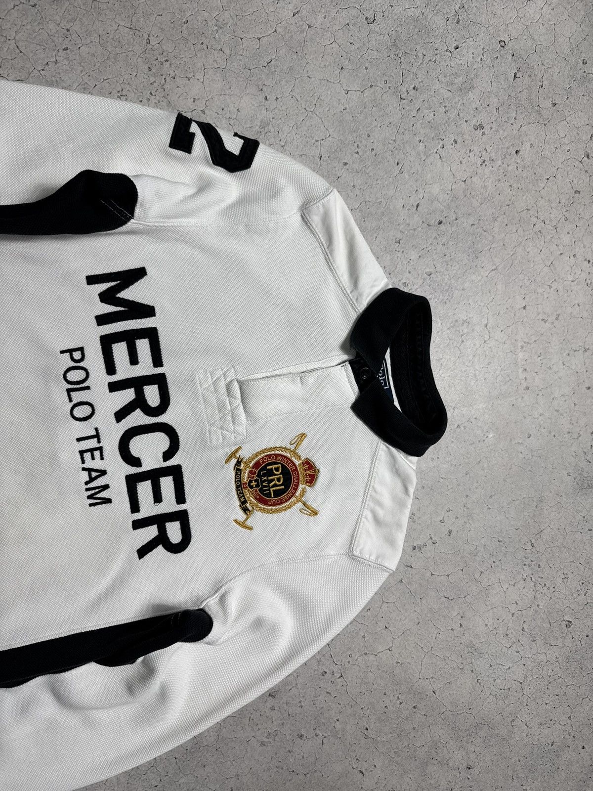 Polo Ralph Lauren Polo Ralph Lauren Mercer Luxury Rugby Sweatshirt Vintage PRL Size US S / EU 44-46 / 1 - 6 Thumbnail