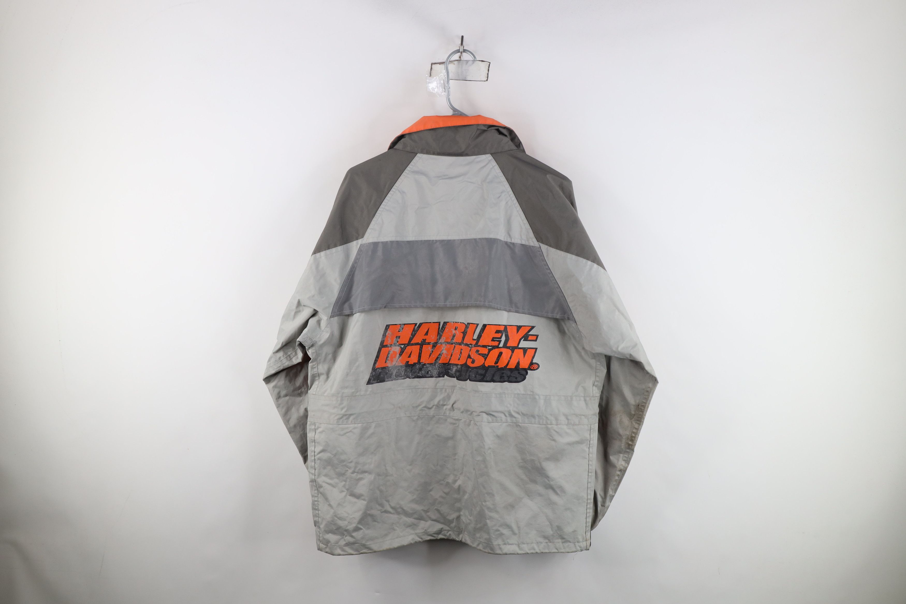 Harley Davidson Vintage Harley Davidson Reflective Rain Riding Jacket Size US M / EU 48-50 / 2 - 13 Thumbnail