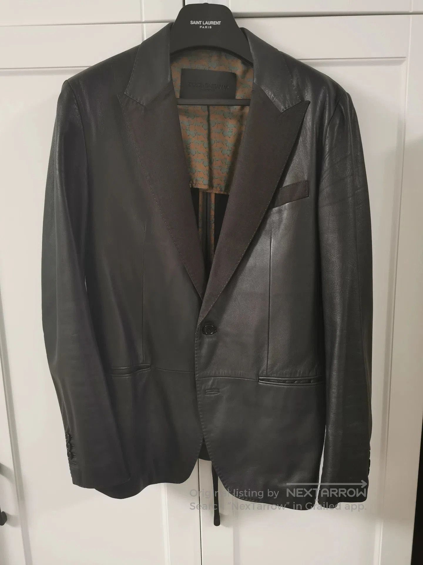 Dolce & Gabbana Unique Green Leather Suit by Dolce & Gabbana. Size US M / EU 48-50 / 2 - 1 Thumbnail