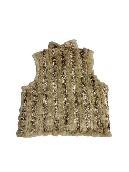 Japanese Brand Kitagawa Fur Reversible Vest Size L / US 10 / IT 46 - 2 Thumbnail