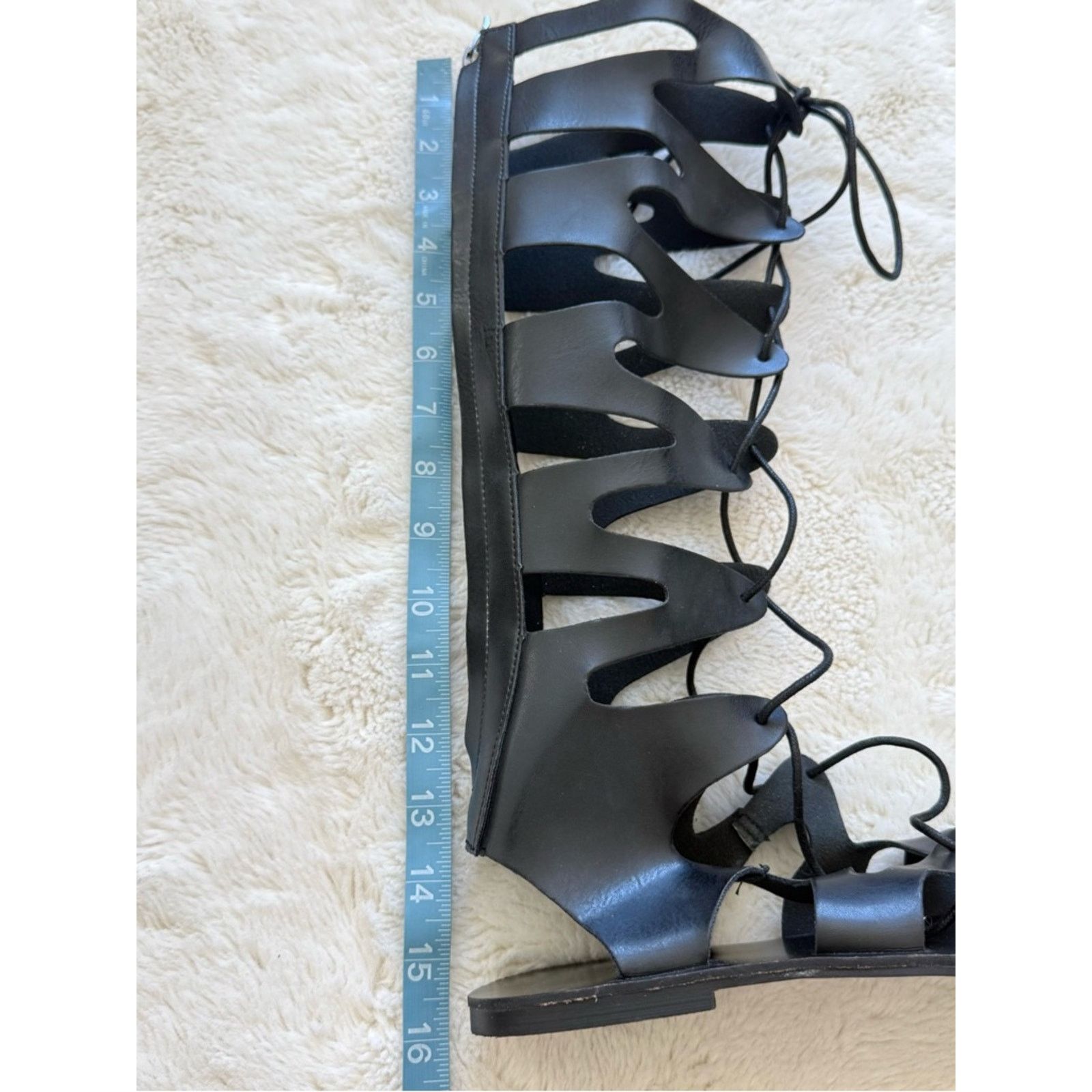 Other Gladiator women black high top sandals size 39EU Size US 9 / IT 39 - 5 Thumbnail
