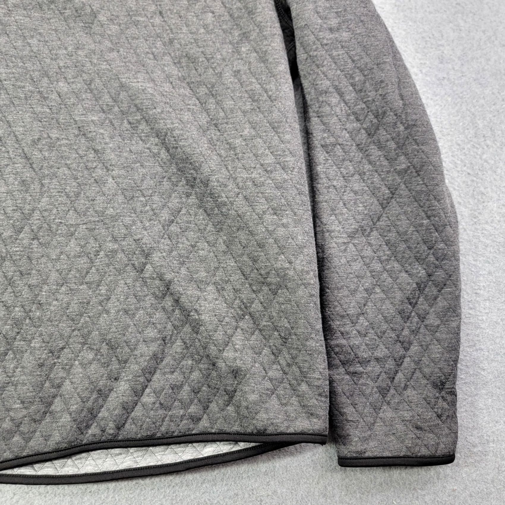 Marine Layer Marine Layer Sweatshirt Mens M Gray Mock Neck Snap Henley Quilted Thermal Size US M / EU 48-50 / 2 - 4 Thumbnail